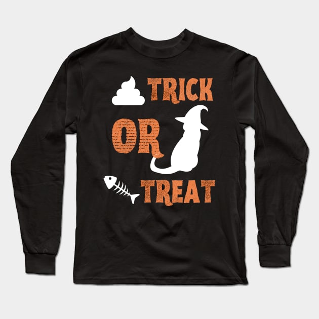 Funny Gifts for Halloween Witcher Cat Long Sleeve T-Shirt by MARKBAY Shop